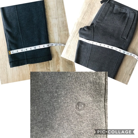 Men’s Lululemon Post Gravity Gray Sweat Pants Sz M - Picture 8 of 8
